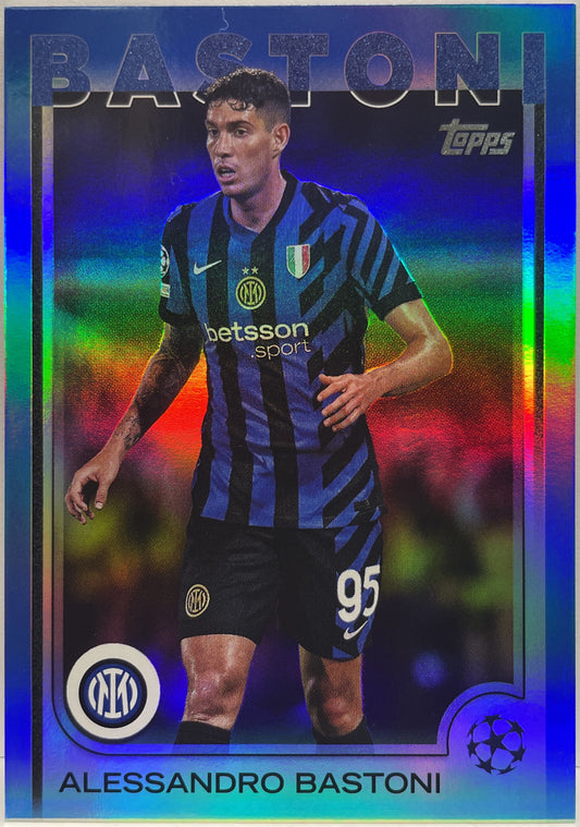 Alessandro Bastoni 62/125 Blue Topps UCC 2024/25