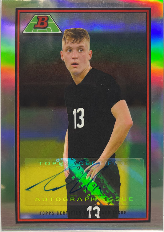 Luca Netz 20/50 Autograph 1989 Topps Uefa U21 2023