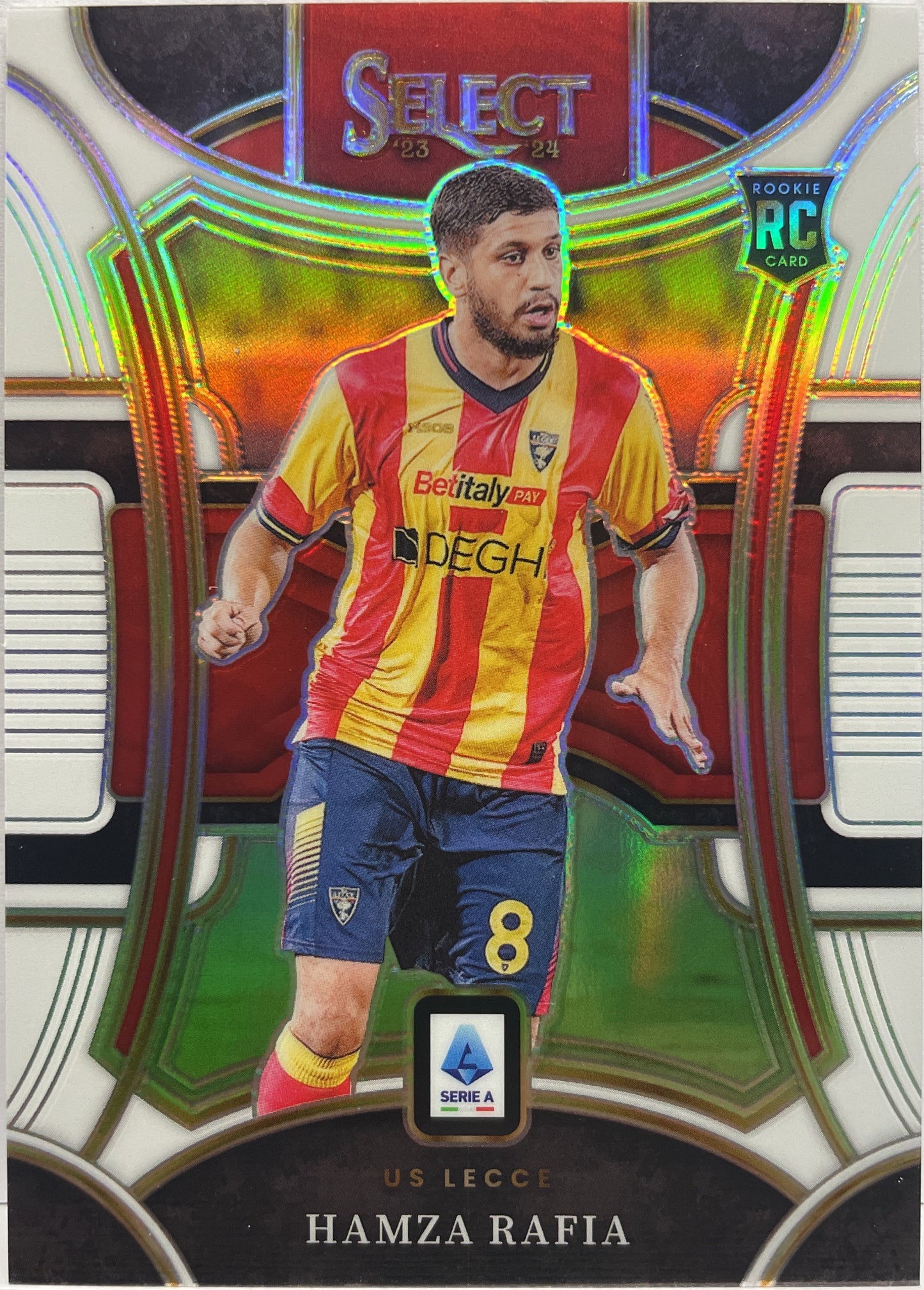 Hamza Rafia 8/15 Rookie Mezzanine White Select Serie A 2023/24