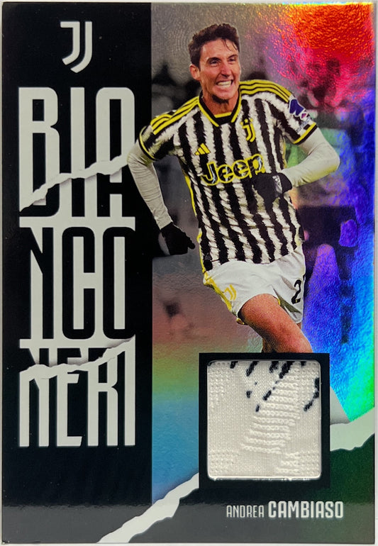 Andrea Cambiaso Patch Bianconeri Topps Juventus Team Set 2023/24