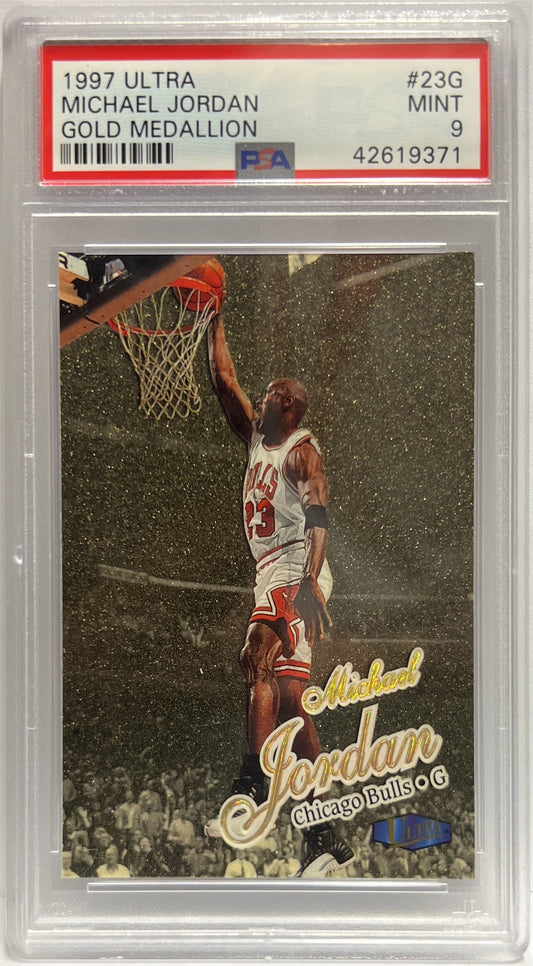 Michael Jordan Gold Medallion Ultra 1997 PSA 9