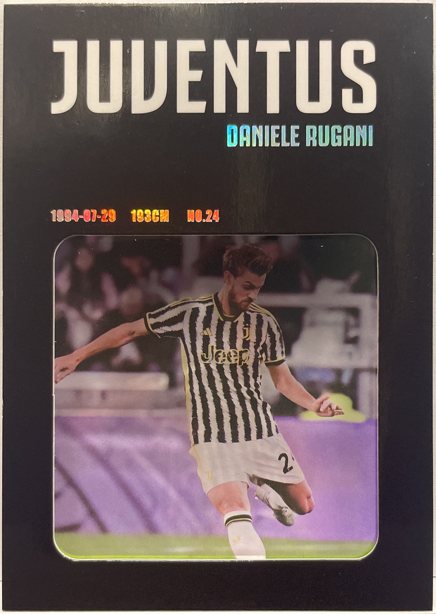 Daniele Rugani 50/50 Film Time Silver Daka Juventus 2023/24