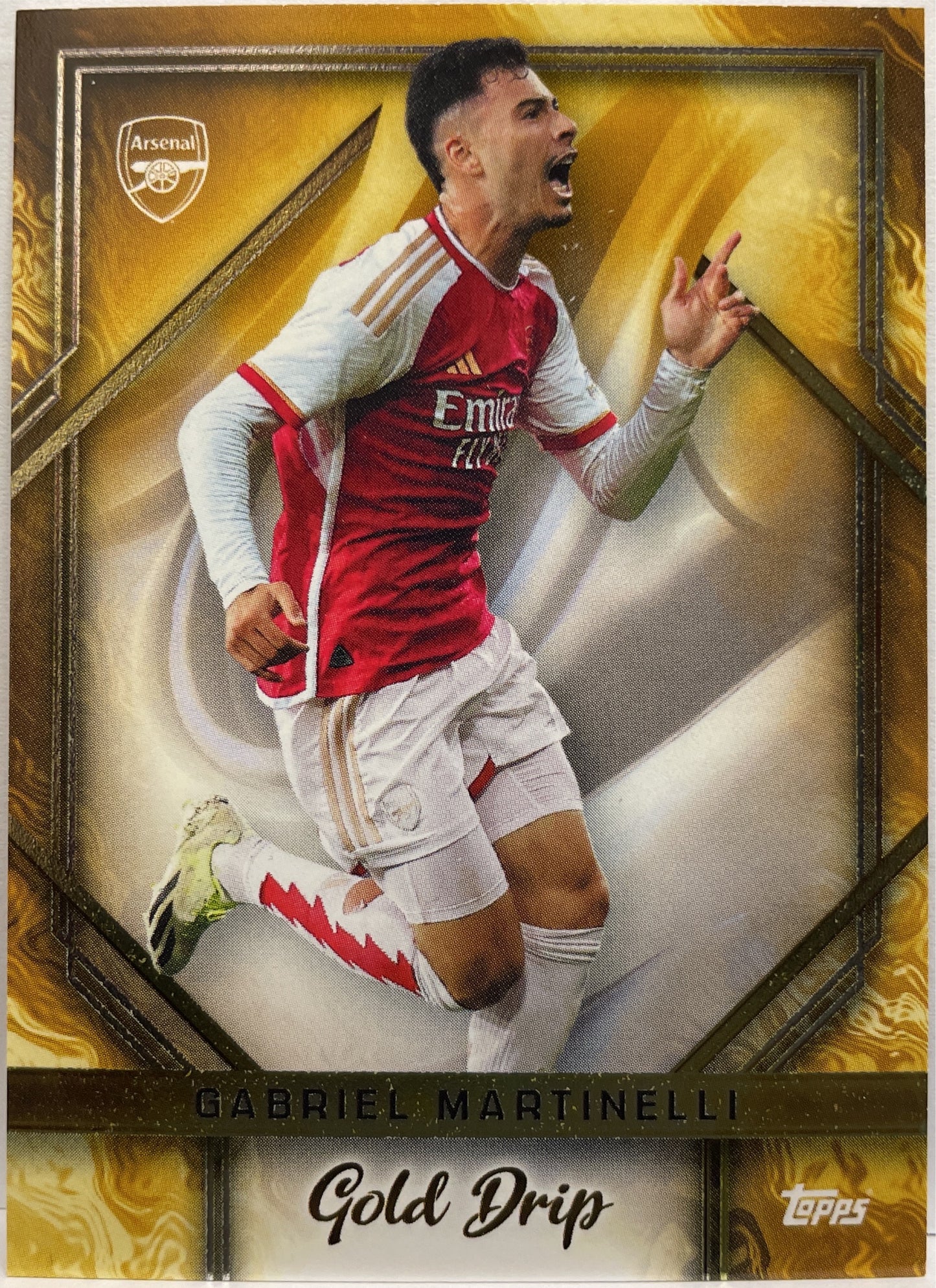 Mancolista-Gold Drip-Topps FC Arsenal Team Set 2023/24