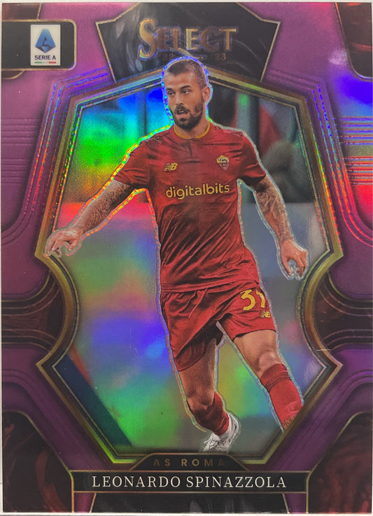 Leonardo Spinazzola 12/49 Mezzanine Purple Select Serie A 2022/23