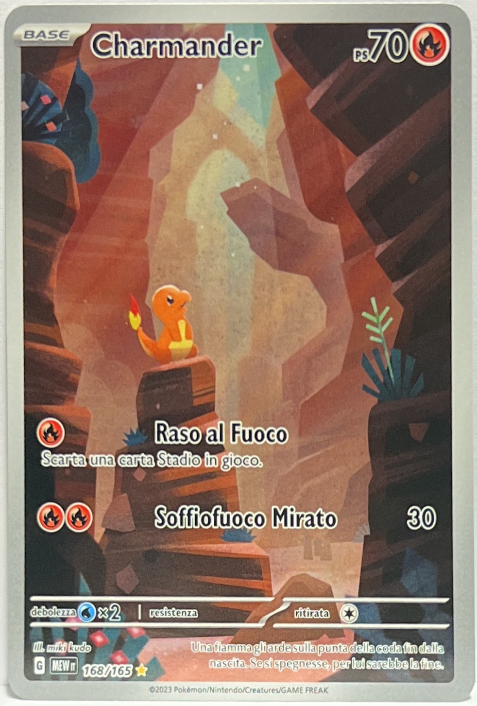 Charmander 168/165 Pokemon 151 ITA 2023