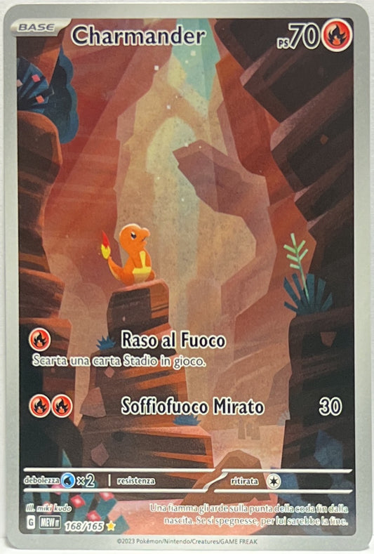 Charmander 168/165 Pokemon 151 ITA 2023
