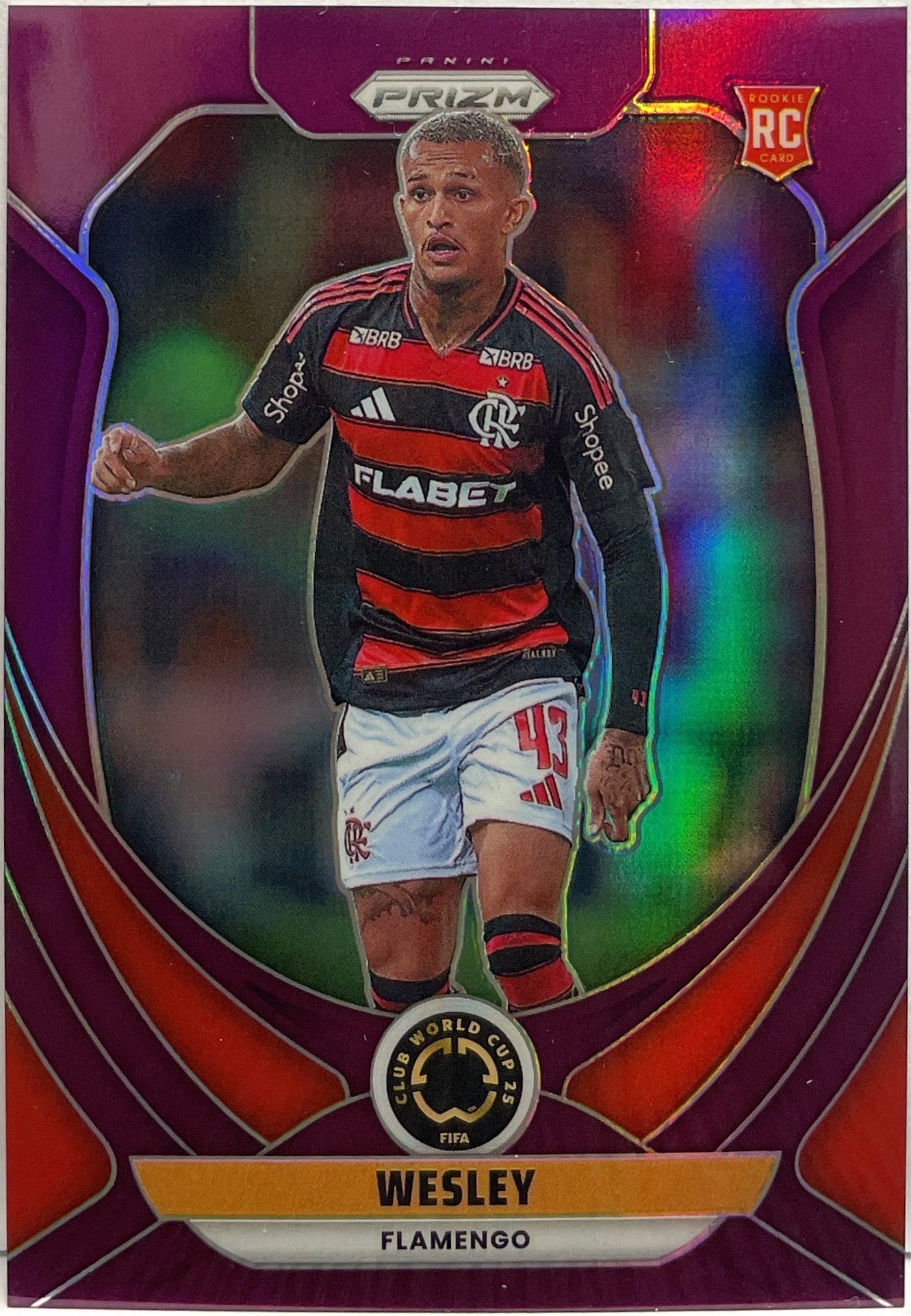 Wesley 106/125 Rookie Panini Prizm Fifa Club World Cup 2025