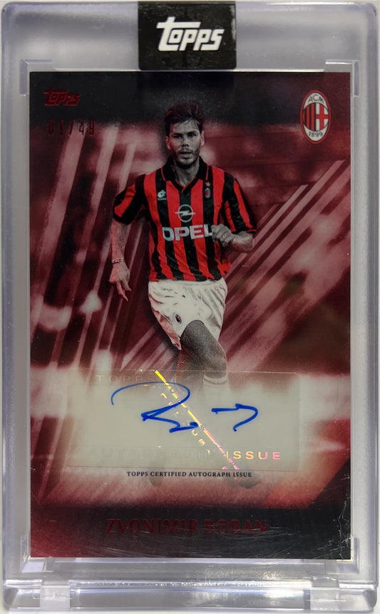 Zvoniir Boban 1/49 Autograph I Rossoneri Topps AC Milan 125 Anniversary 2025