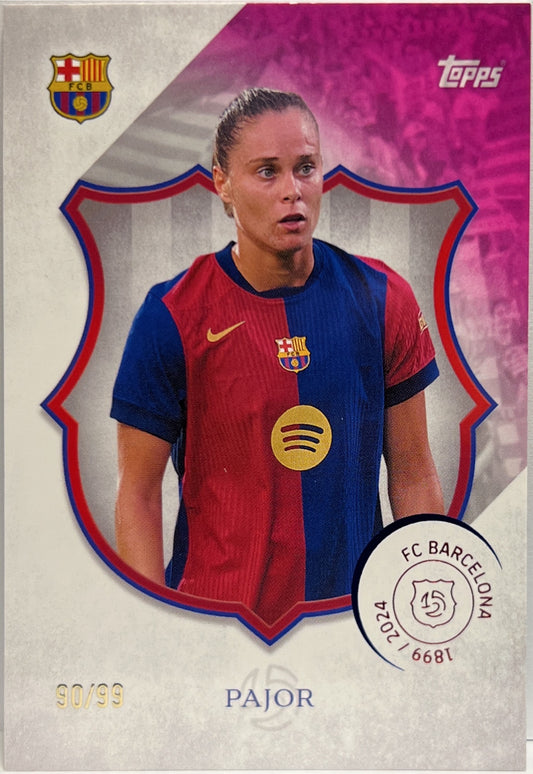 Ewa Pajor 90/99 Topps Barcelona 125 2024/25