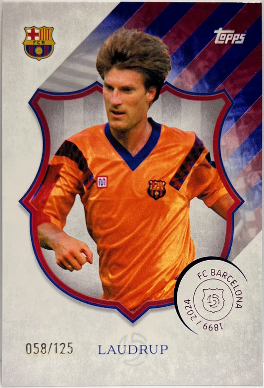 Michael Laudrup 58/175 Topps Barcelona 125 2024/25