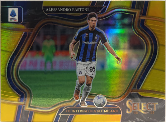 Alessandro Bastoni 3/10 Field Level Gold Select Serie A 2022/23