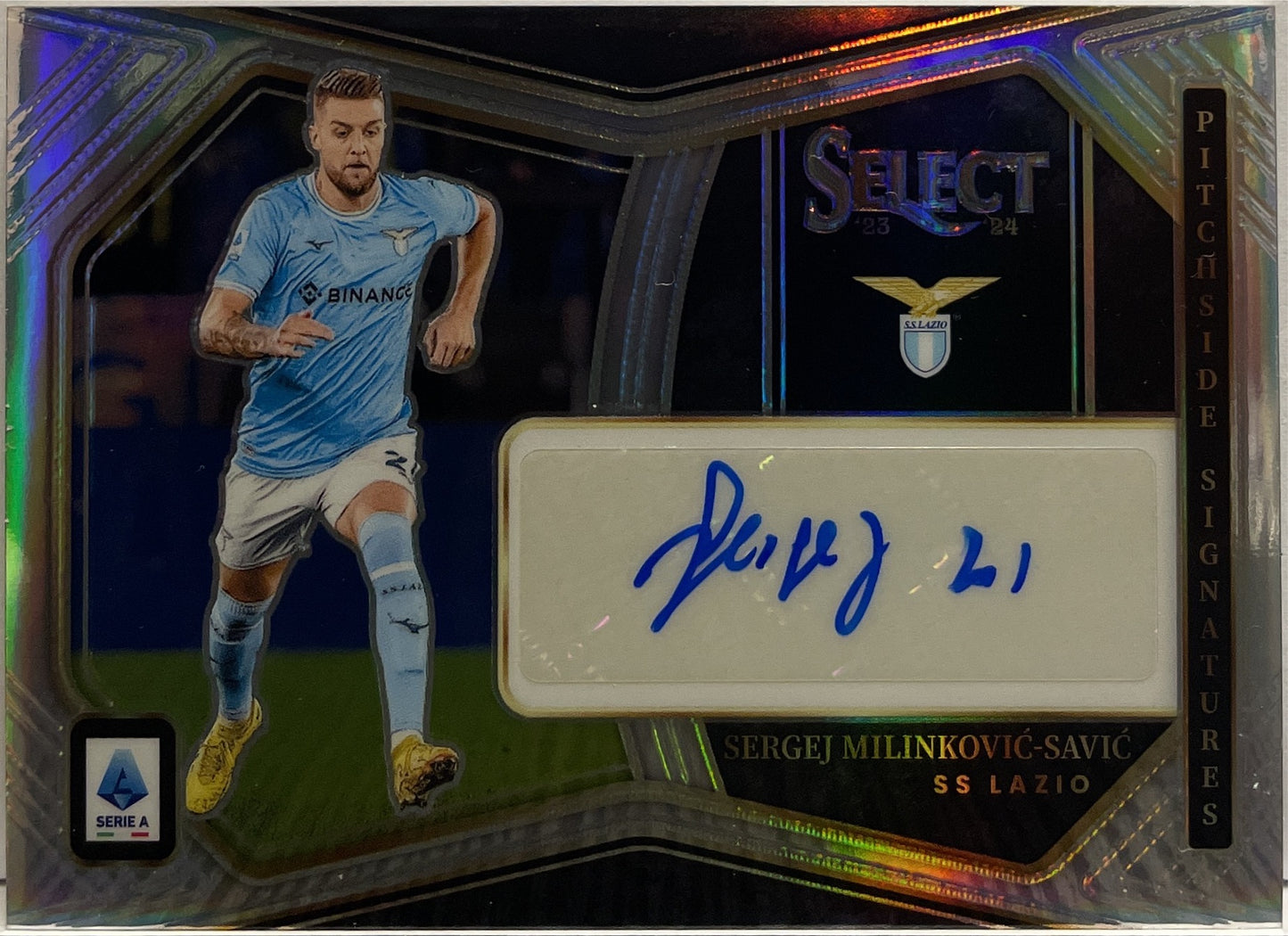 Sergej Milinkovic Savic Autograph Panini Select Serie A 2023/24