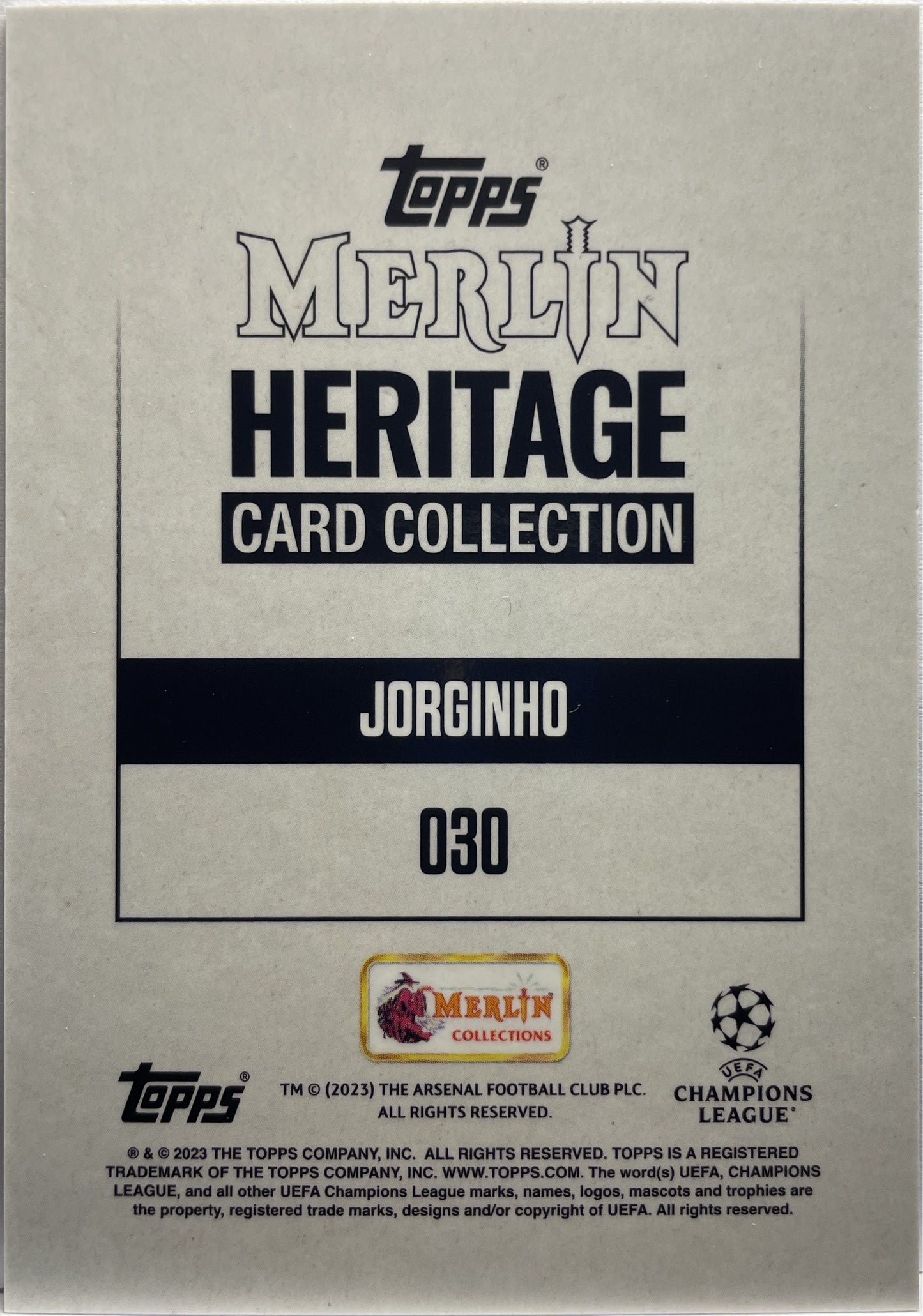 Jorginho 67/99 Autograph Topps Merlin Heritage 2023/24