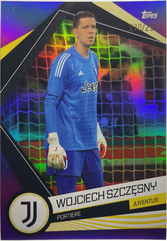 Wojciech Szczesny 270/299 Purple Topps Juventus Fan set 2023/24