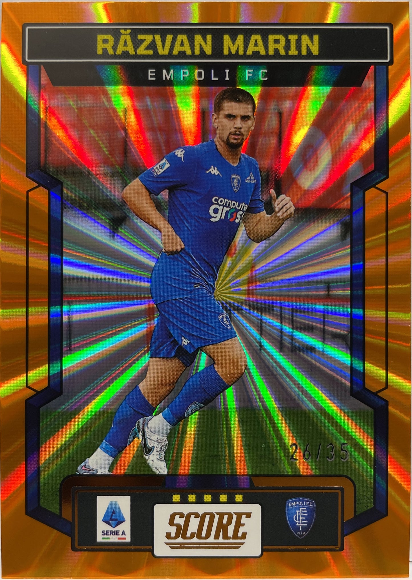 Razvan Marin 26/35 Orange Laser Score Serie A 2023/24