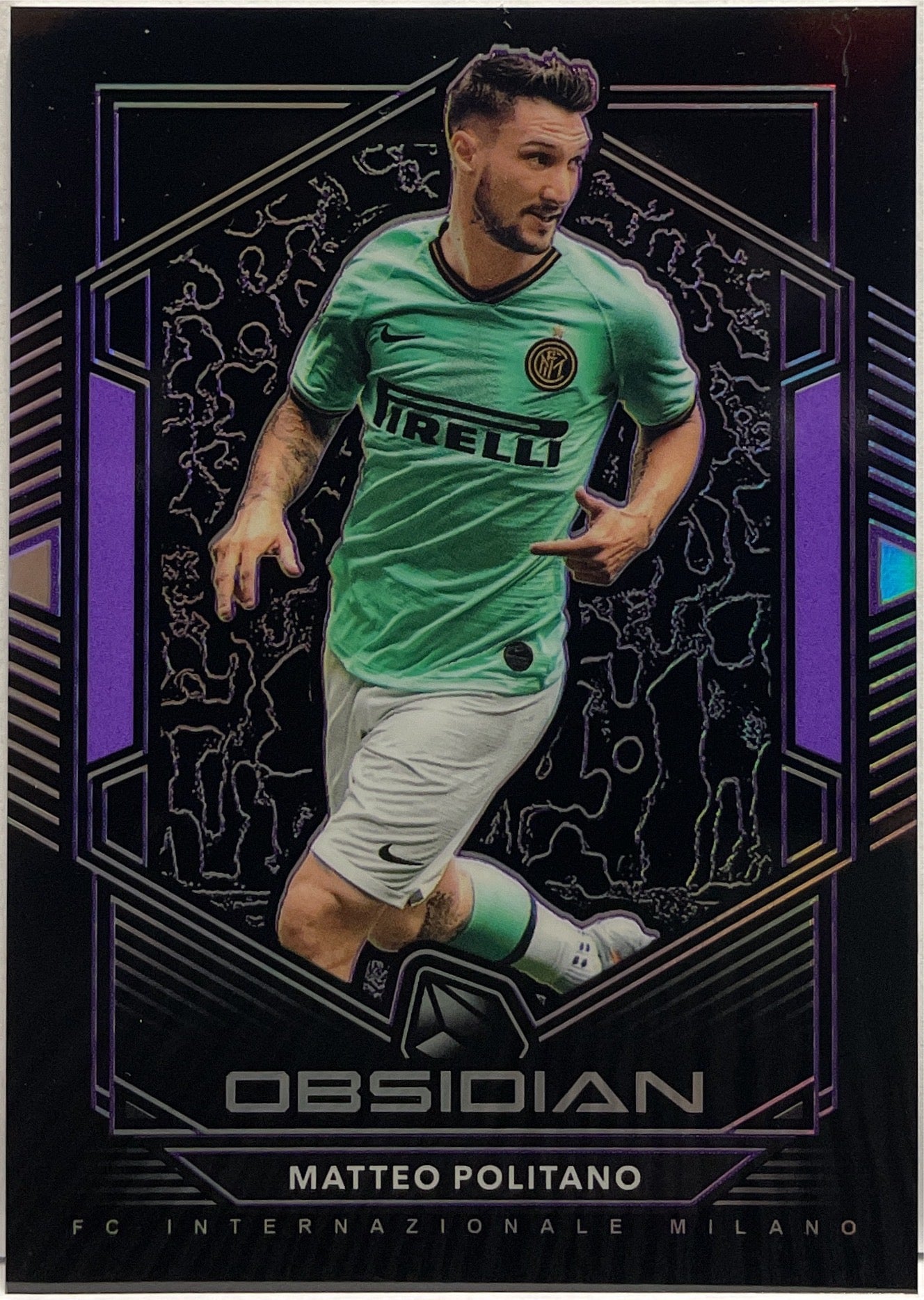 Matteo Politano 63/65 Panini Obsidian 2019/20