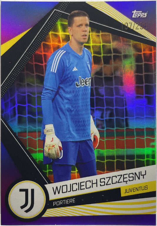 Wojciech Szczesny 197/299 Purple Topps Juventus Fan set 2023/24