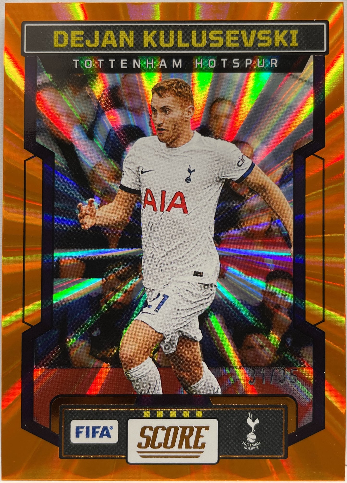 Dejan Kulusevski 31/35 Orange Laser Score Fifa 2023/24