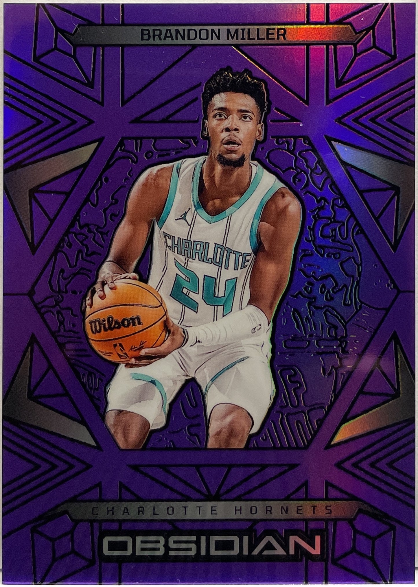 Brandon Miller 68/75 Panini Obsidian NBA Basketball 2024/25
