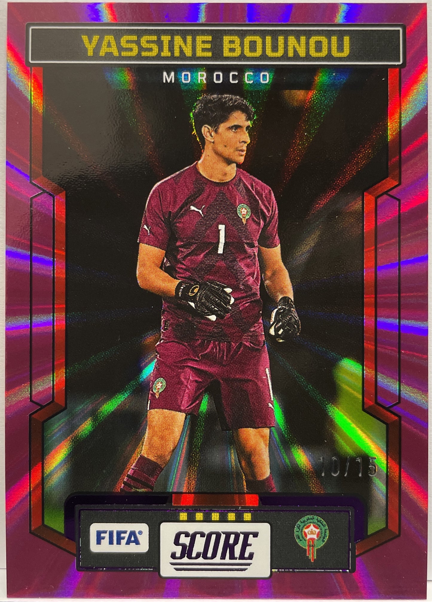 Yassine Bounou 10/15 Purple Laser Score Fifa 2023/24