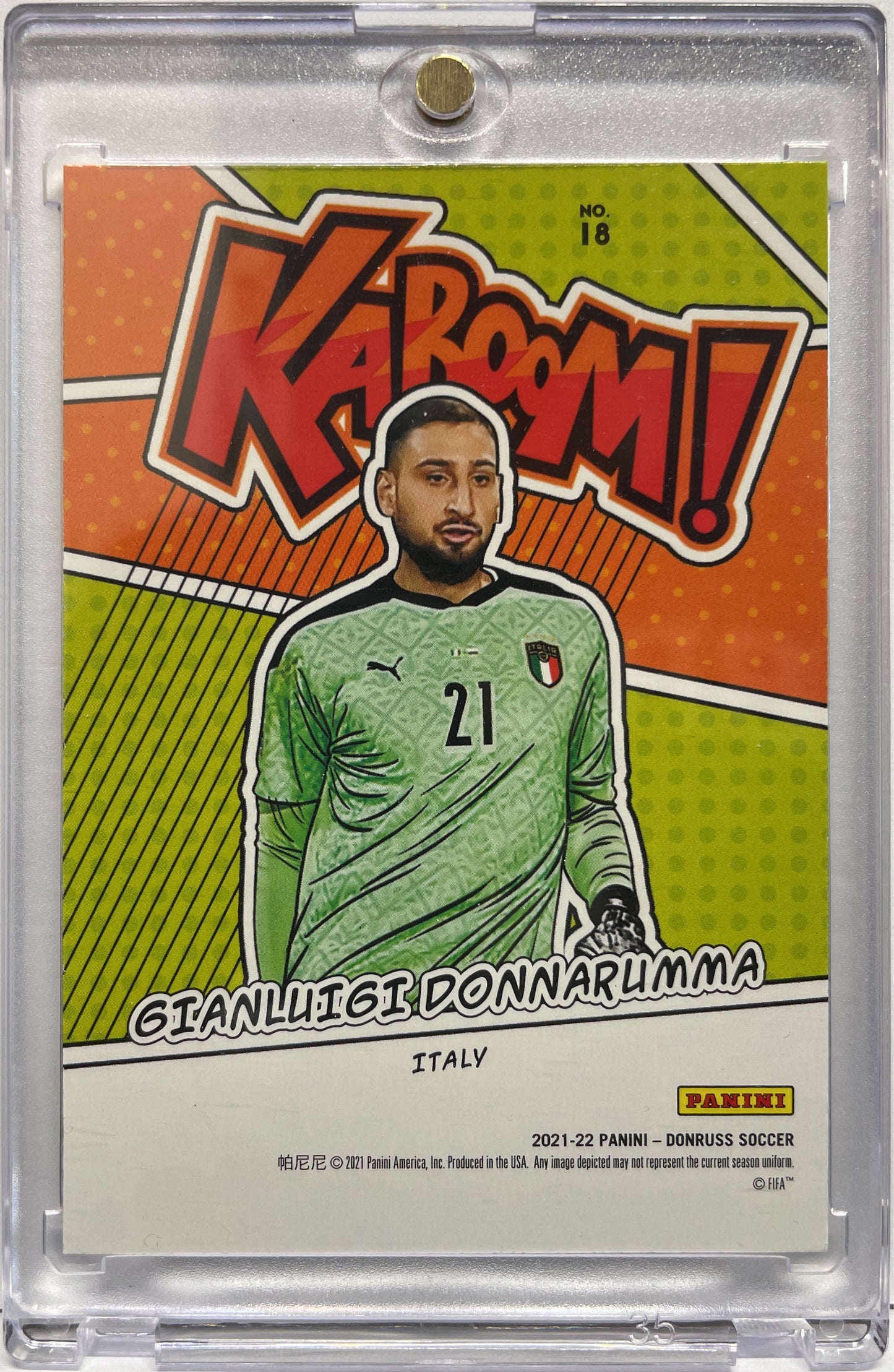 Gianluigi Donnarumma Kaboom Donruss Fifa 2021/22