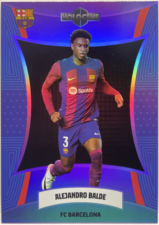 Alejandro Balde 77/99 Holocene Purple Daka Barcelona One & Two 2023/24