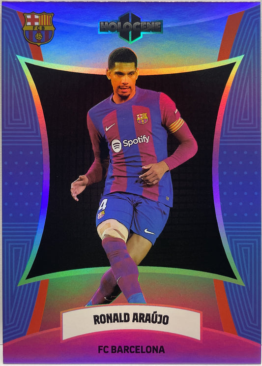 Ronald Araujo 17/99 Holocene Purple Daka Barcelona One & Two 2023/24