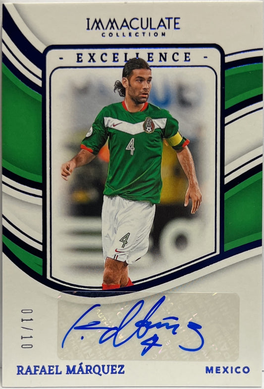 Rafael Marquez 1/10 Autograph Excellence Immaculate 2023/24