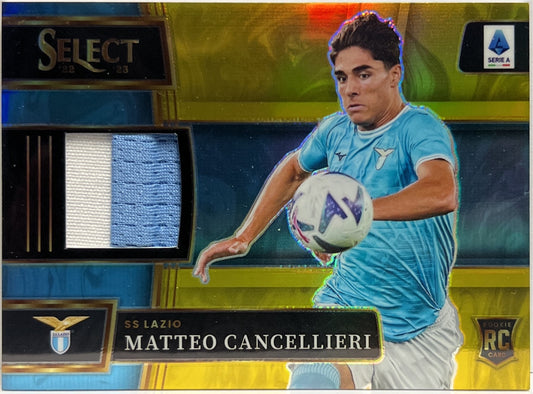 Matteo Cancellieri 1/1 Rookie Patch Memorabilia Select Serie A 2022/23