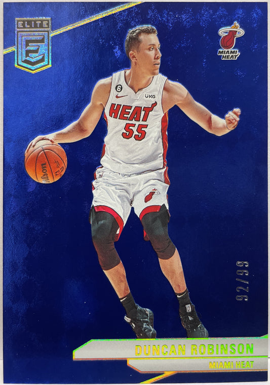 Duncan Robinson 92/99 Blue Donruss Elite Basketball NBA 2023/24