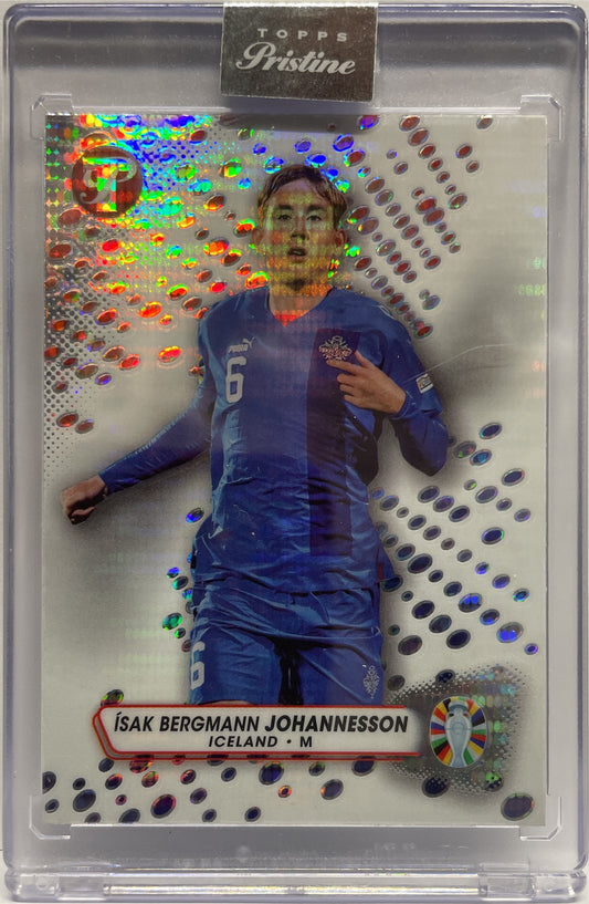 Isak Bergmann Johannesson Pristine Topps Pristine Road To Euro 2024