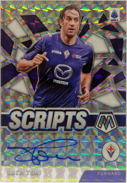 Luca Toni Autograph Scripts Mosaic Serie A 2021/22