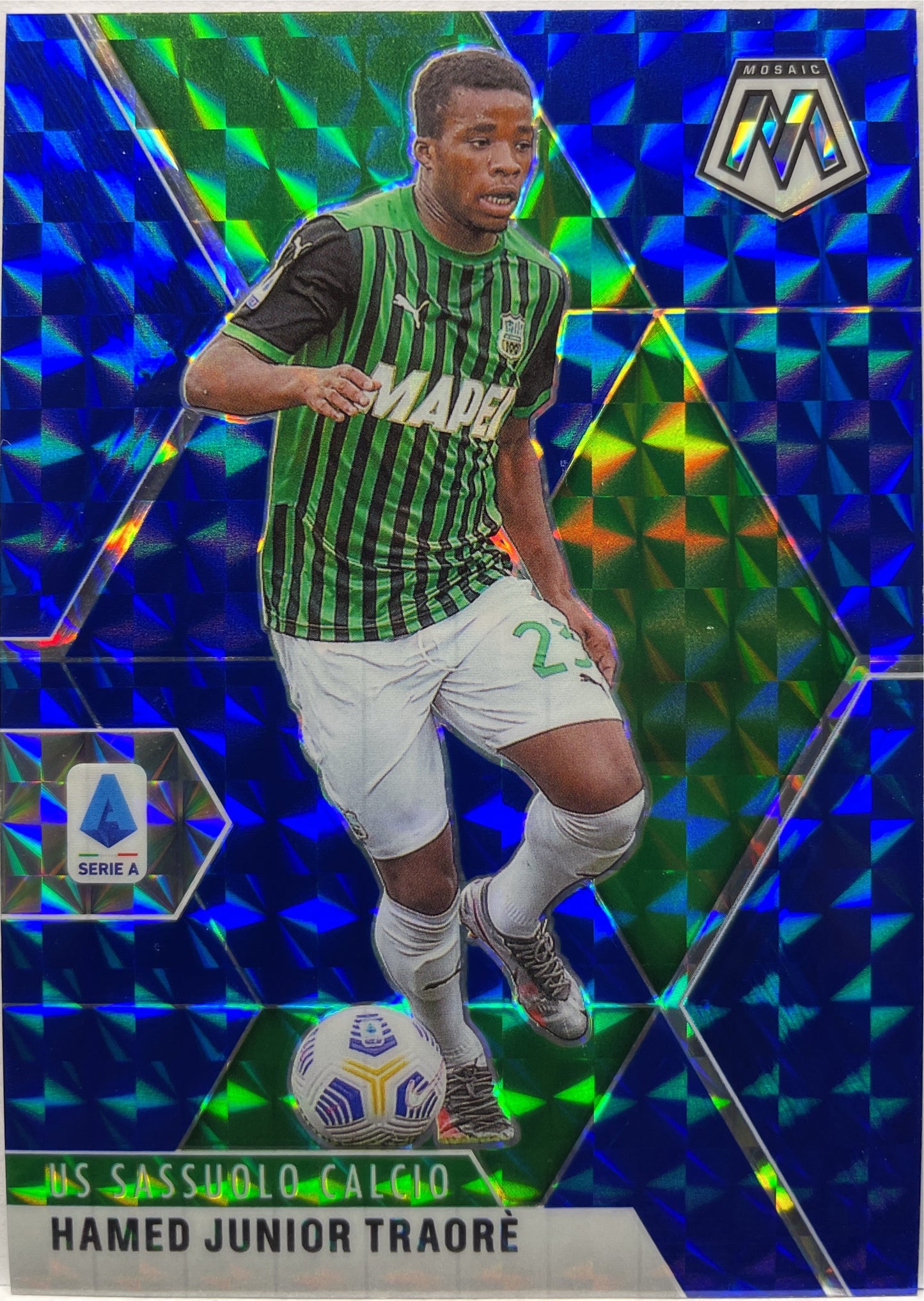 Hamed Junior Traore 83/99 Blue Mosaic Serie A 2020/21