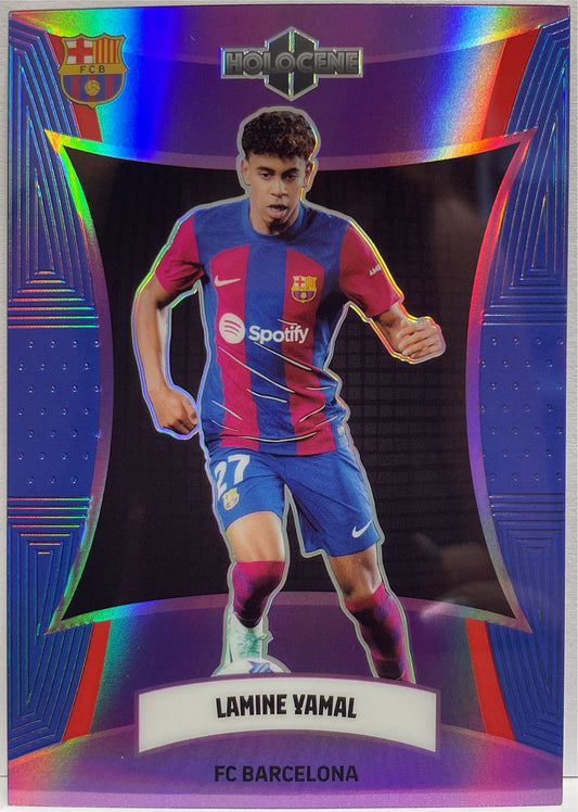 Lamine Yamal 10/75 Rookie Holocene Purple Daka Barcelona One & Two 2023/24