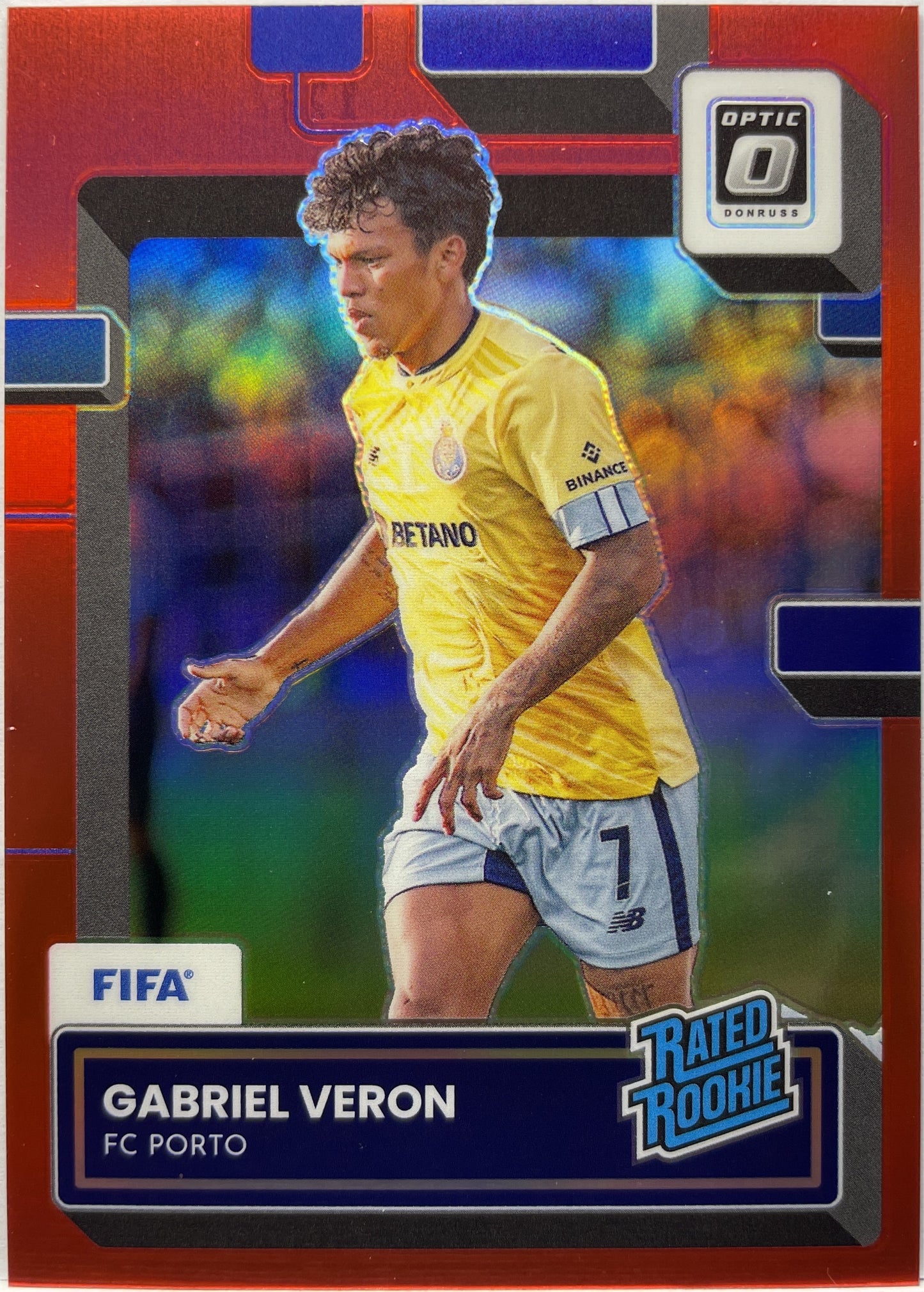 Gabriel Veron 129/165 Rated Rookie Optic Red Donruss Fifa 2022/23