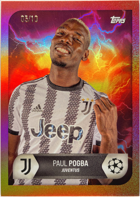 Paul Pogba 5/10 Topps UCL Summer Signing 2022