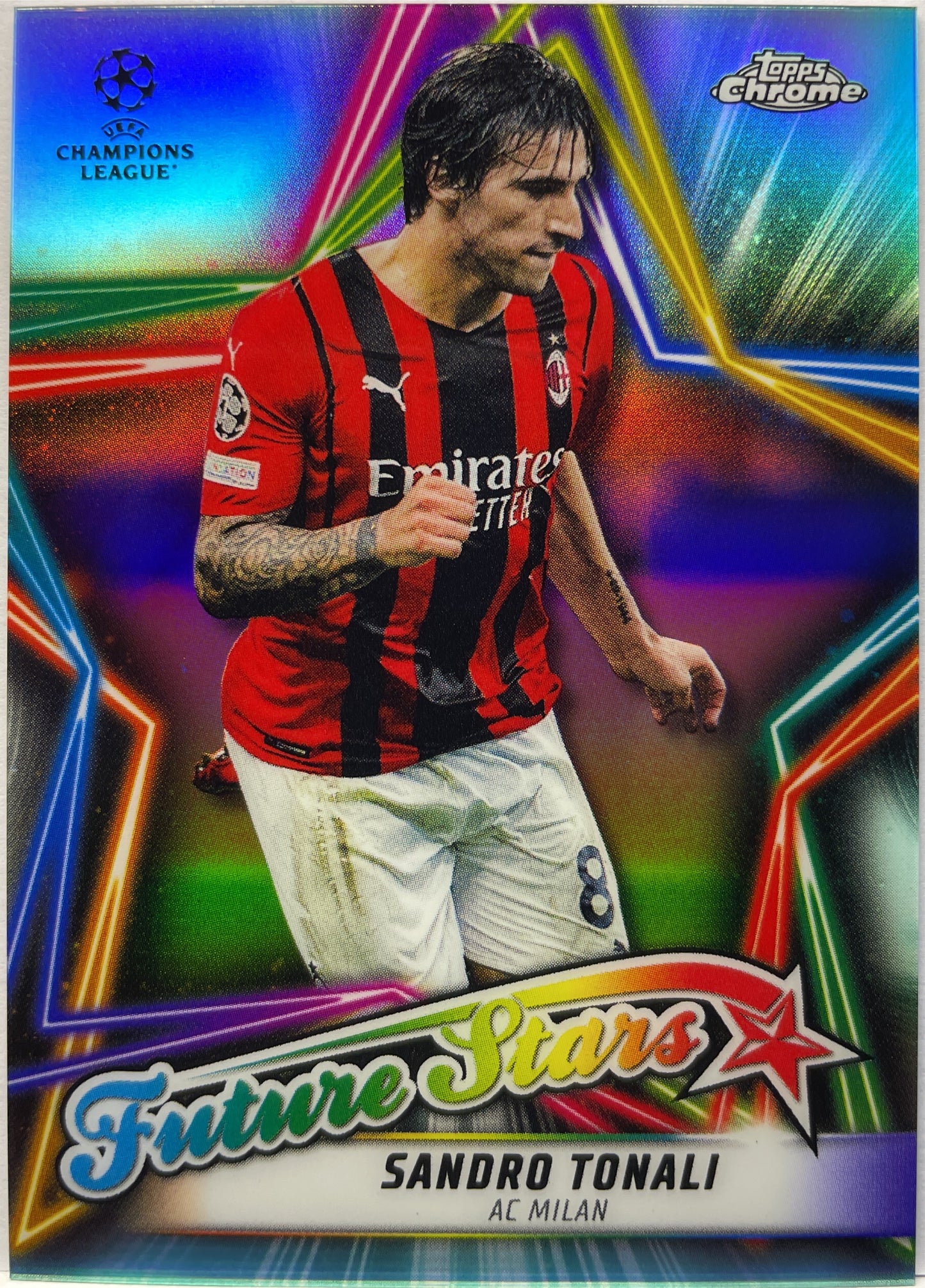 Sandro Tonali 41/199 Future Stars Topps Chrome UCC 2021/22