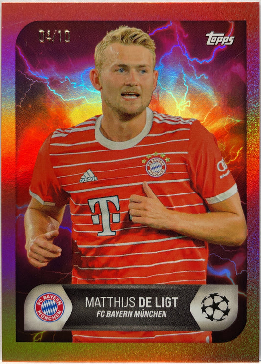 Matthijs De Ligt 4/10 Topps UCL Summer Signing 2022