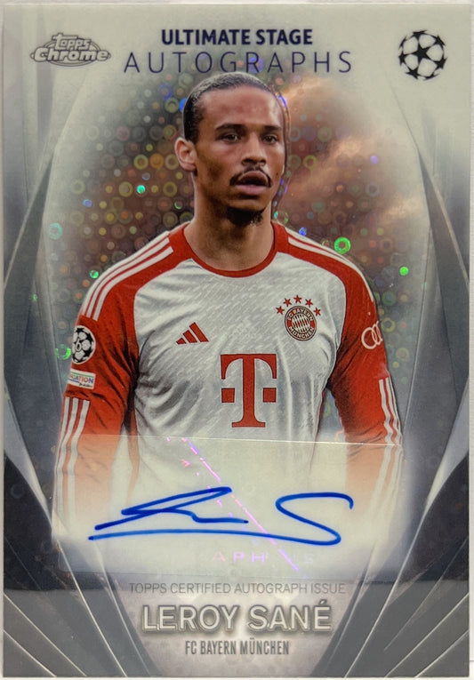 Leroy Sane Autograph Ultimate Stage Topps UCC 2023/24