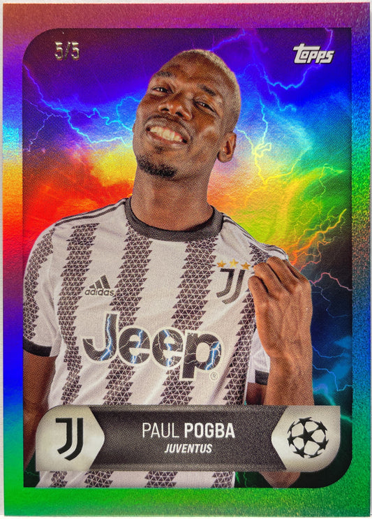 Paul Pogba 5/5 Topps UCL Summer Signing 2022