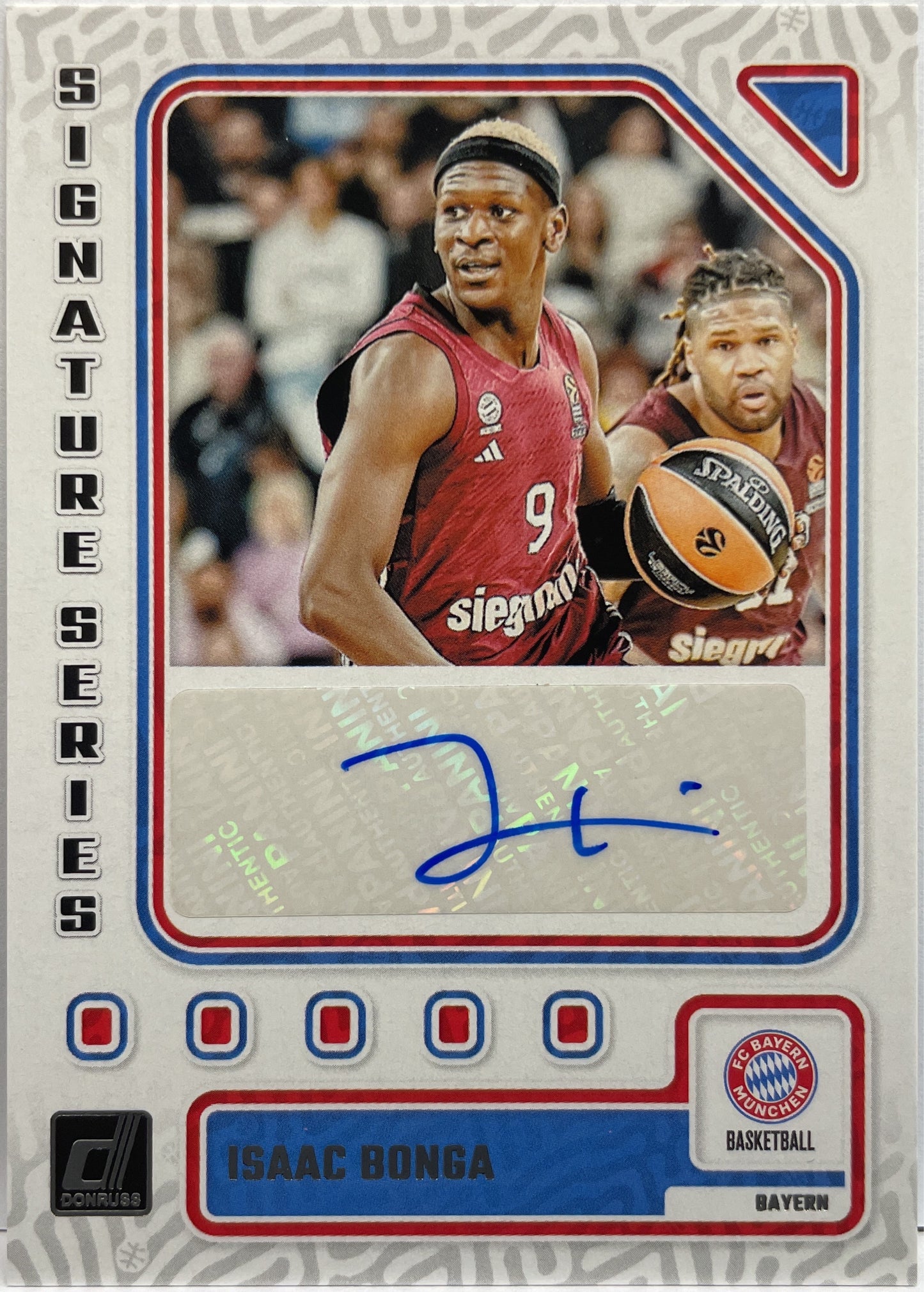 Isaac Bonga Autograph Signature Series Donruss Euroleague Basketball 2023/24