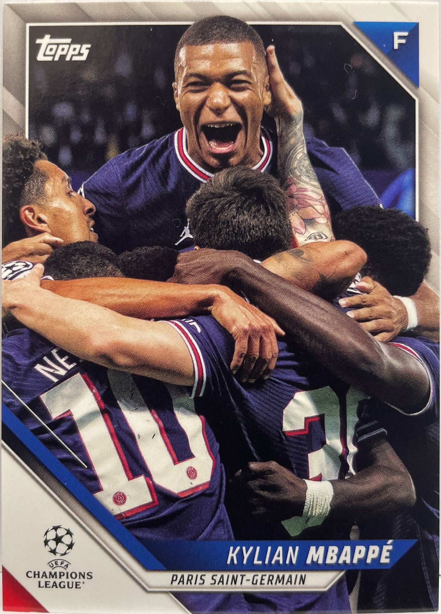 Kylian Mbappe Image Variation Topps UCL 2021/22