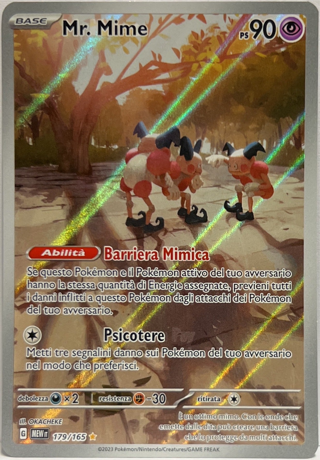 Mr Mime 179/165 G Pokemon Mew it 2023