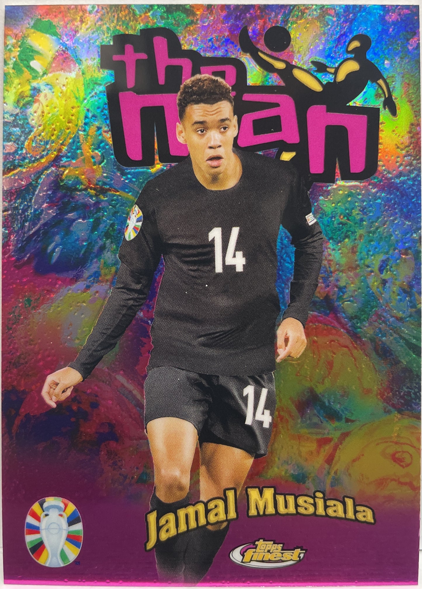 Jamal Musiala The Man Topps Finest Road To Uefa Euro 2024