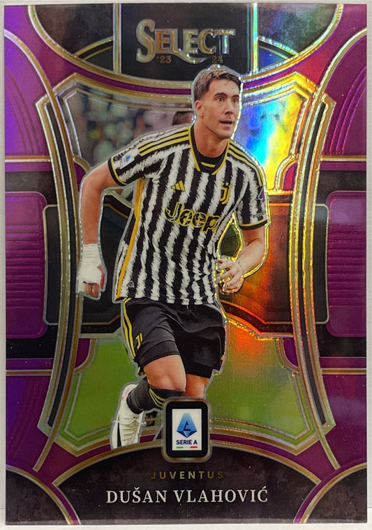Dusan Vlahovic 42/49 Mezzanine Purple Select Serie A 2023/24