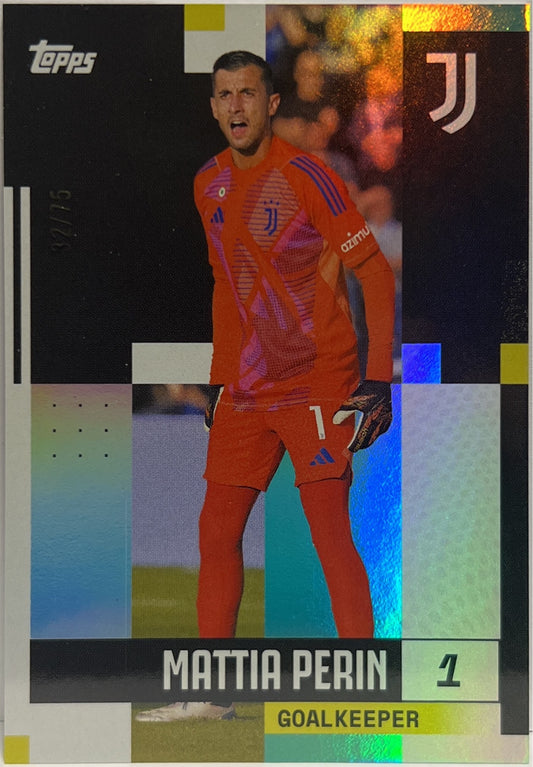 Mattia Perin 32/75 Topps Juventus Premium Team Set 2024/25