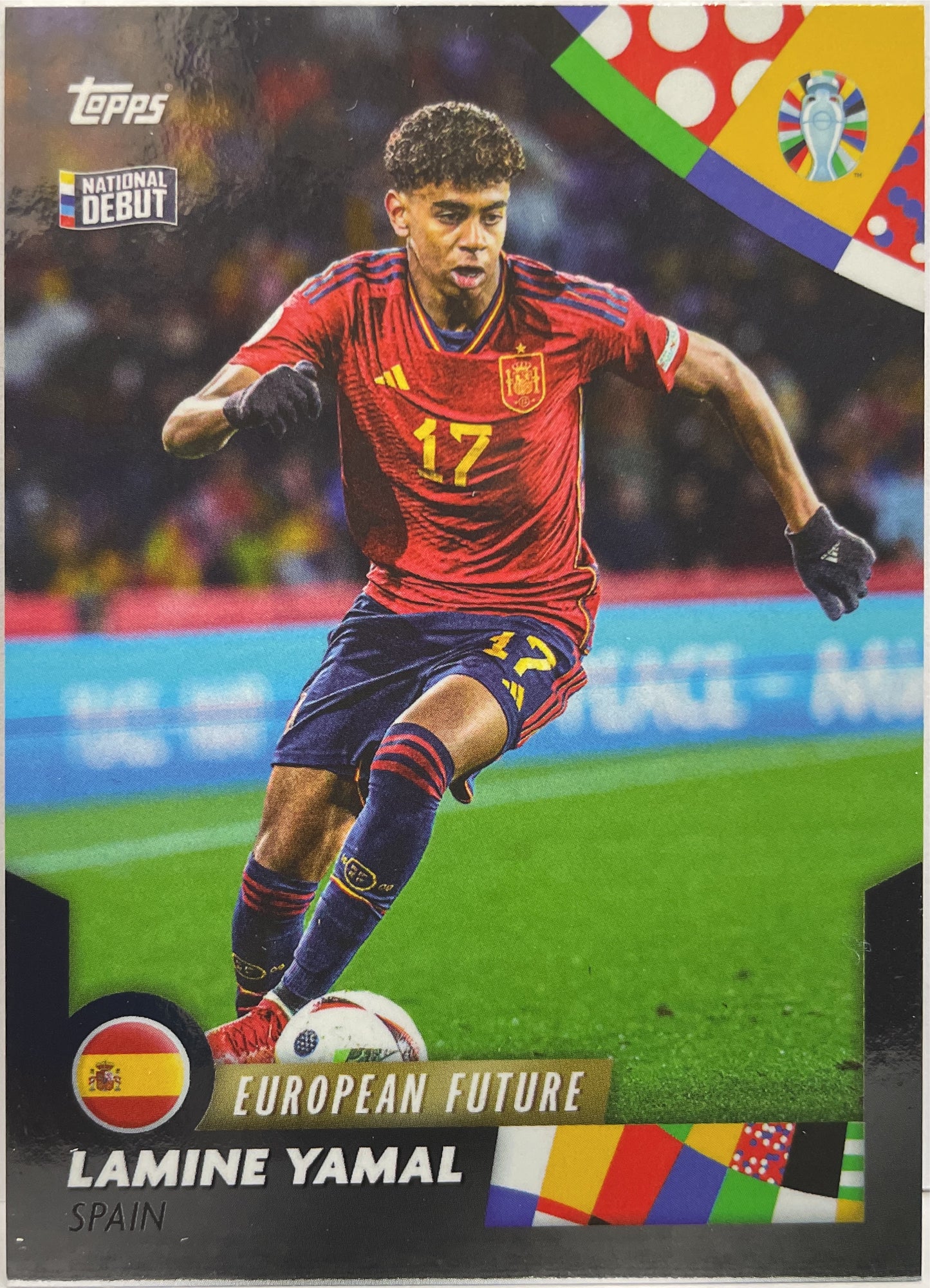 Lamine Yamal National Debut Topps Mourinho Platinum Curated Euro 2024