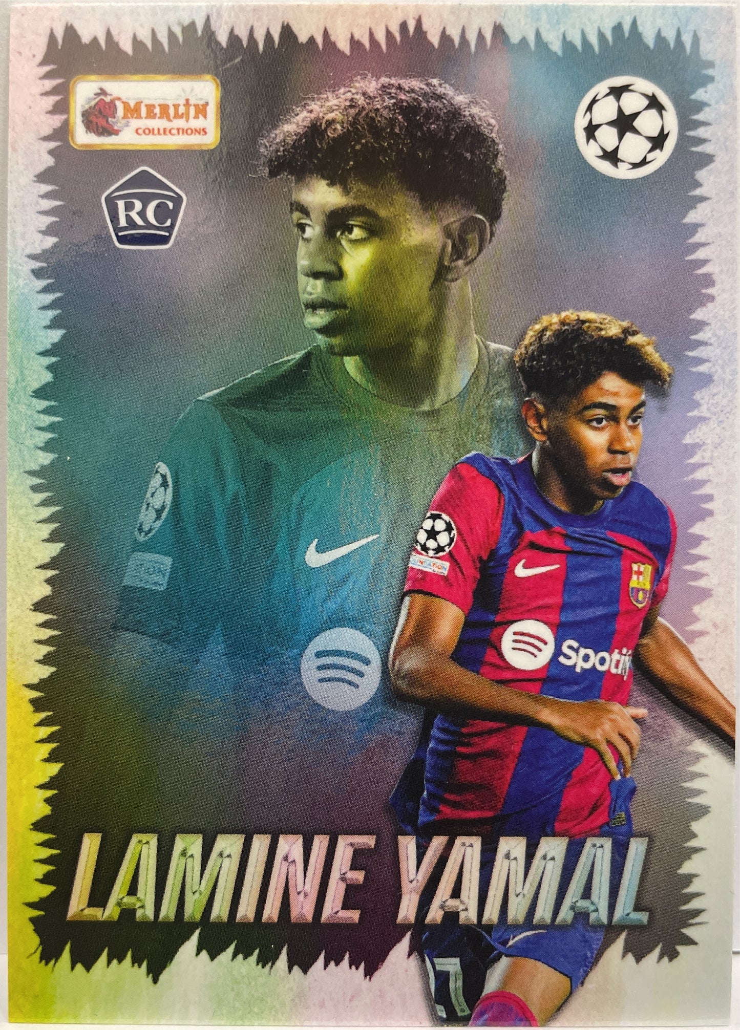 Lamine Yamal Rookie Young Gun Topps Merlin Heritage UCC 2023/24