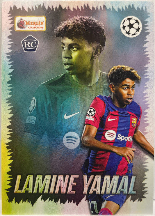 Lamine Yamal Rookie Young Gun Topps Merlin Heritage UCC 2023/24