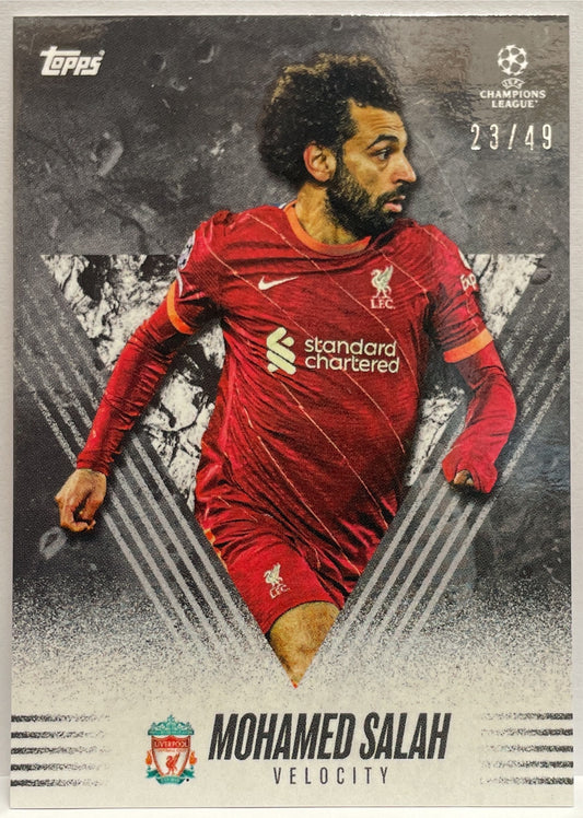 Mohamed Salah 23/49 Velocity Topps UCL 2020/21